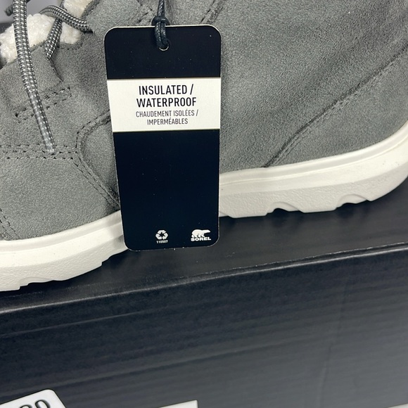 Sorel Waterproof Explorer Next Carnival Sz 9 Color Quarry,Sea Salt (NWT) - Picture 13 of 13